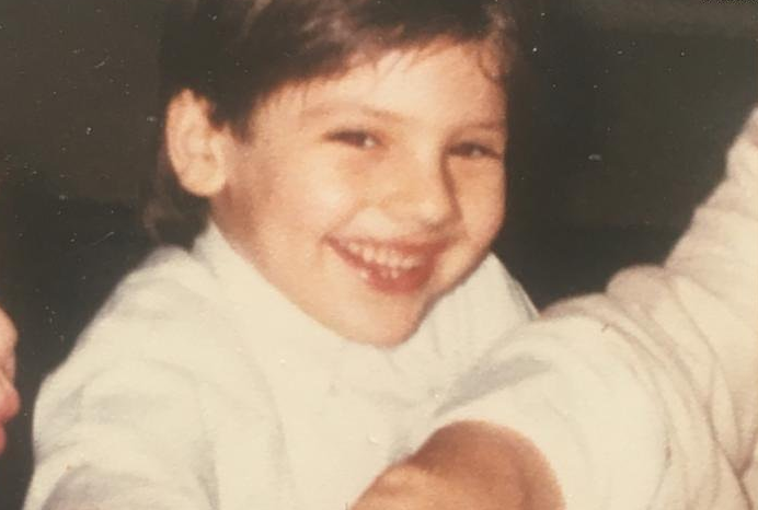 Kaan Urgancıoğlu at his childhood