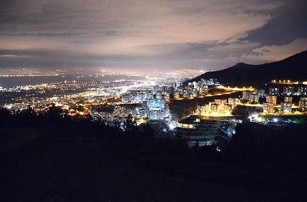 Izmir city at night